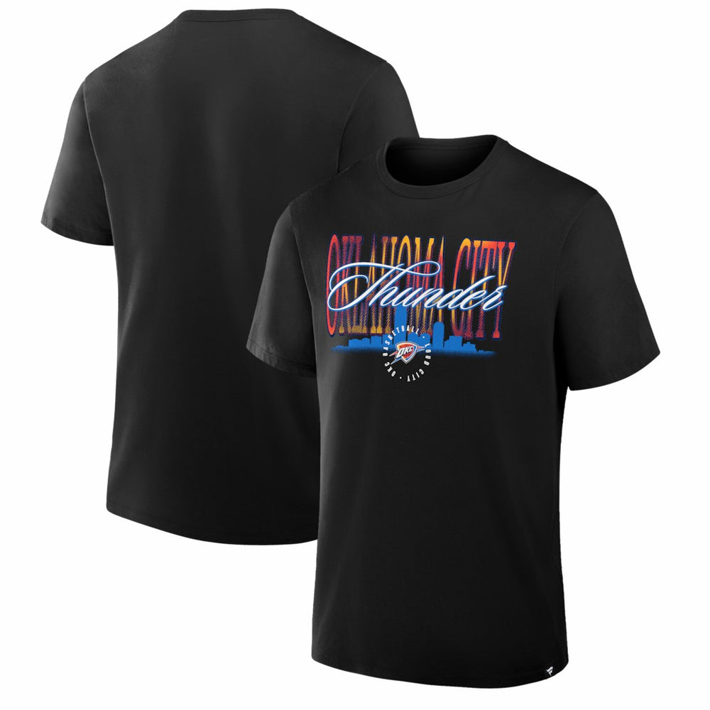 Black Oklahoma City Thunder Chase Chrome T-Shirt | NBA