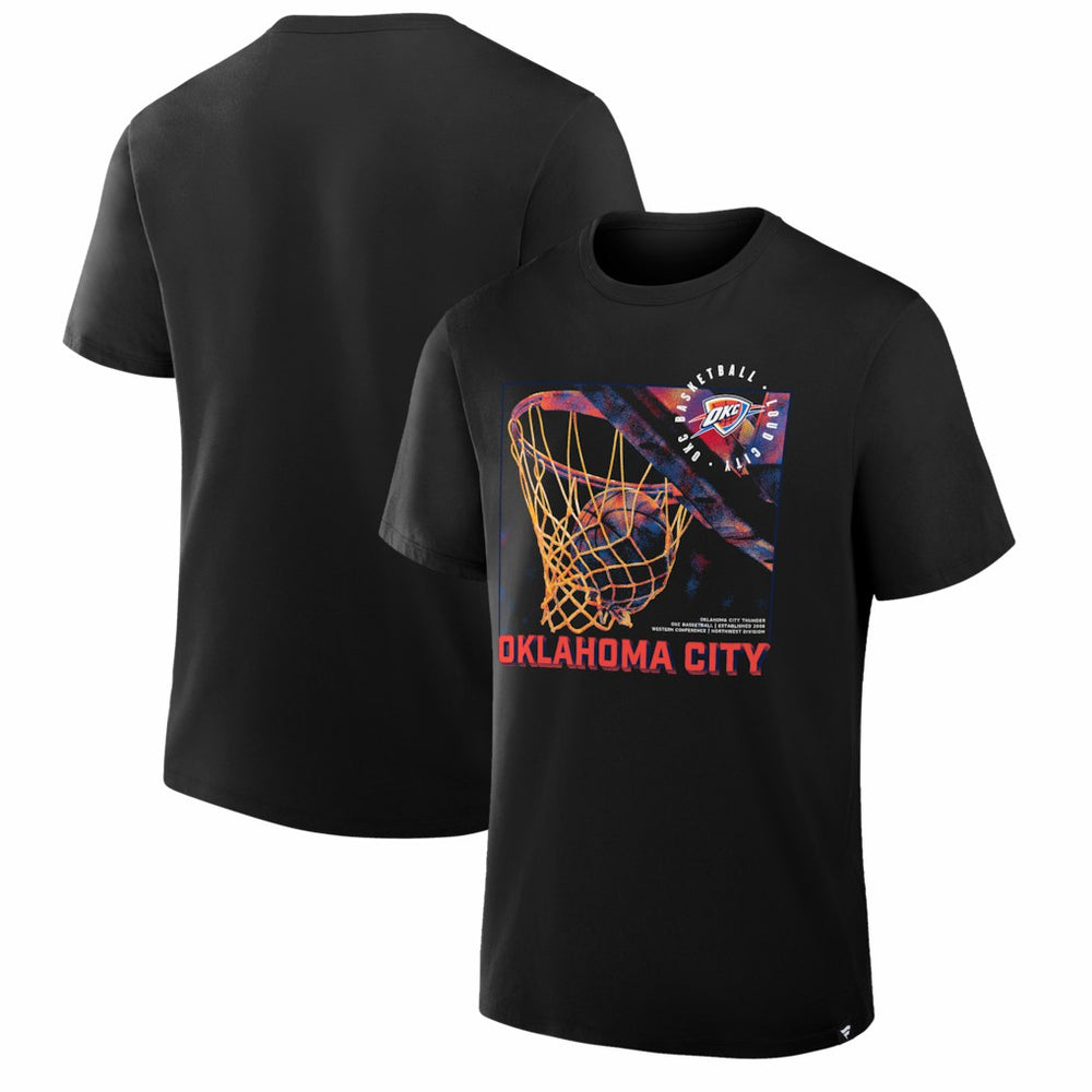 Black Oklahoma City Thunder Chase Chrome T-Shirt | NBA