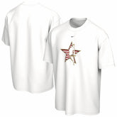 White 2026 NBA All-Star Game Stripe USA T-Shirt | NBA