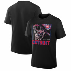 Black Detroit Pistons Chrome Legacy T-Shirt sale | NBA