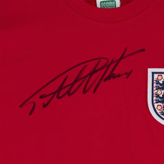 Sir Geoff Hurst England National Team Autographed 1966 Score Draw Jersey