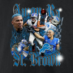 Detroit Lions Amon-Ra St. Brown Notorious T-Shirt | NFL Near me