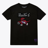 Black Toronto Raptors Unisex Hardwood Classics Arch T-Shirt | NBA