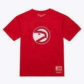 Red Atlanta Hawks Unisex Hardwood Classics Arch T-Shirt | NBA