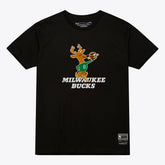 Black Milwaukee Bucks Unisex Hardwood Classics Arch T-Shirt | NBA