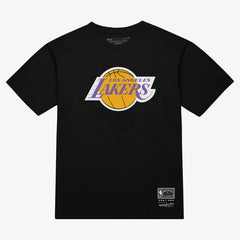Black Los Angeles Lakers Unisex Hardwood Classics Arch T-Shirt | NBA