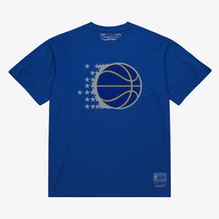 Royal Orlando Magic Unisex Hardwood Classics Arch T-Shirt | NBA