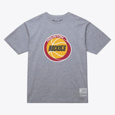 Heather Gray Houston Rockets Unisex Hardwood Classics Arch T-Shirt sale | NBA