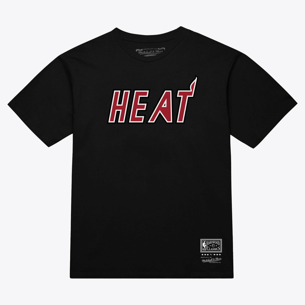 Black Miami Heat Unisex Wordmark T-Shirt | NBA