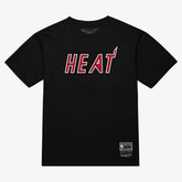 Black Miami Heat Unisex Wordmark T-Shirt | NBA