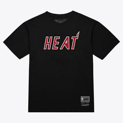 Black Miami Heat Unisex Wordmark T-Shirt | NBA