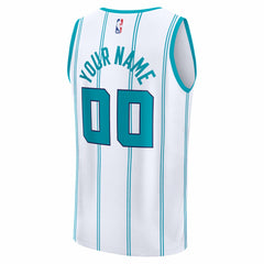White Charlotte Hornets Fastbreak Custom Jersey | NBA