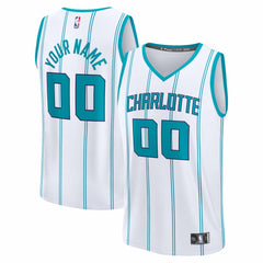 White Charlotte Hornets Youth Fastbreak Custom Jersey | NBA