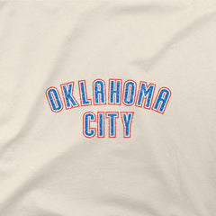 White Oklahoma City Thunder Stadium Essentials Unisex Get Back Vintage T-Shirt | NBA