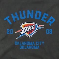 Black Oklahoma City Thunder Stadium Essentials Unisex Get Back Vintage Raglan Hoodie | NBA