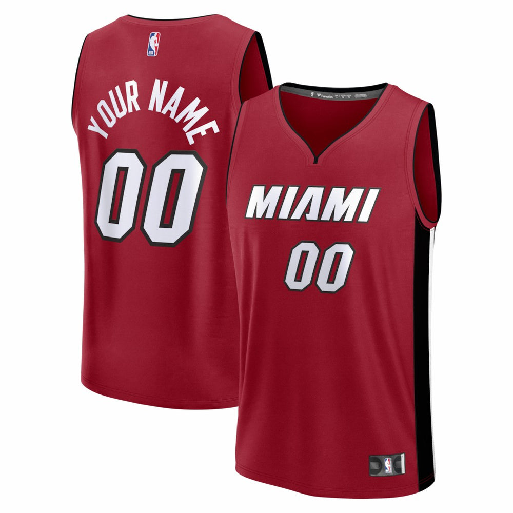 Red Miami Heat Fastbreak Custom Jersey | NBA