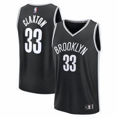 Black Nic Claxton Brooklyn Nets Fast Break Replica Jersey | NBA