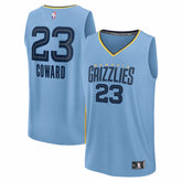 Light Blue Cedric Coward Memphis Grizzlies Fast Break Replica Player Jersey | NBA
