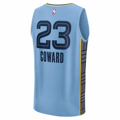 Light Blue Cedric Coward Memphis Grizzlies Fast Break Replica Player Jersey | NBA