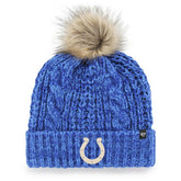 Indianapolis Colts '47 Women's Meeko Cuffed Knit Hat with Pom | NFL Hot