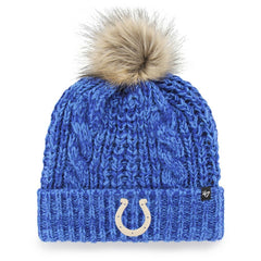 Indianapolis Colts '47 Women's Meeko Cuffed Knit Hat with Pom | NFL Hot
