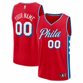 Red Philadelphia 76ers Fastbreak Custom Jersey | NBA