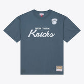Blue New York Knicks Thunderstorm T-Shirt | NBA