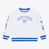 White New York Knicks Arctic Fleece Sweatshirt | NBA