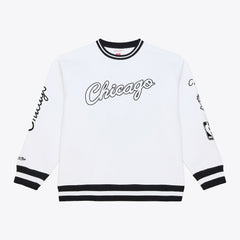 White Chicago Bulls Hardwood Classics Arctic Fleece Sweatshirt | NBA