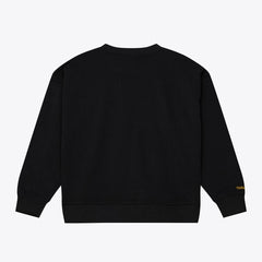 Black Los Angeles Lakers Women's Hardwood Classics Script Lightweight Sweatshirt | NBA