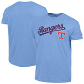 Texas Rangers Champion Cooperstown Wordmark Lockup Tri-Blend T-Shirt - MLB T-shirts