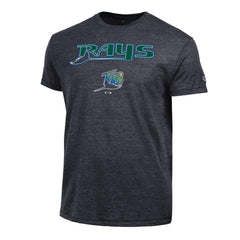 Tampa Bay Rays Champion Cooperstown Wordmark Lockup Tri-Blend T-Shirt - MLB T-shirts