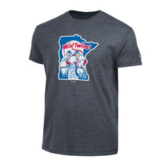 Minnesota Twins Champion Cooperstown Logo Tri-Blend T-Shirt - MLB T-shirts