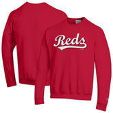 Cincinnati Reds Champion Powerblend Wordmark Sweatshirt - MLB Sweatshirts