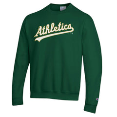Athletics Champion Powerblend Wordmark Sweatshirt - MLB Sweatshirts