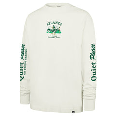 Atlanta Braves '47 Quiet Please Foundation Long Sleeve T-Shirt - MLB T-shirts