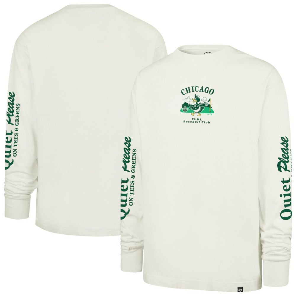 Chicago Cubs '47 Quiet Please Foundation Long Sleeve T-Shirt - MLB T-shirts