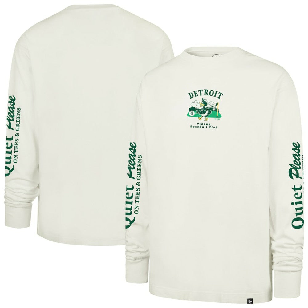 Detroit Tigers '47 Quiet Please Foundation Long Sleeve T-Shirt - MLB T-shirts