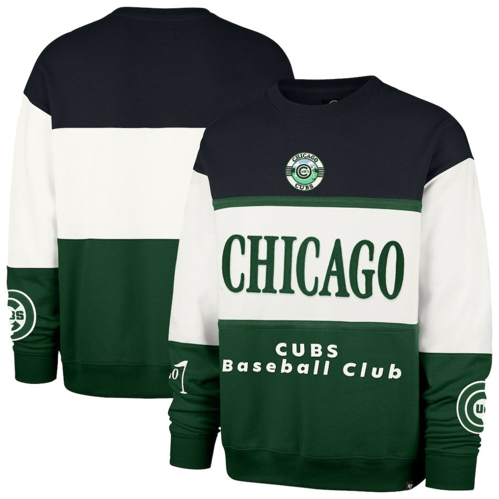 Chicago Cubs '47 Tee Up Maximalist Fleece Sweatshirt - MLB Sweatshirts