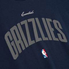 Navy Memphis Grizzlies Fear of God x NBA Unisex 90s Fit T-Shirt | NBA