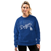 Los Angeles Dodgers Starter Women's Lace Classic Sweatshirt - MLB Sweatshirts