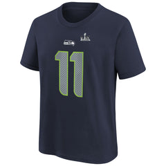 Seattle Seahawks Jaxon Smith-Njigba Youth Super Bowl LX Patch Name & Number T-Shirt | NFL US
