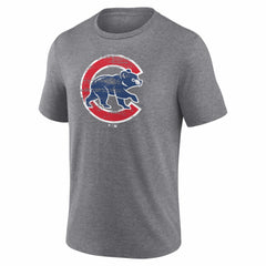 Chicago Cubs Heritage Personalized Any Name & Number Tri-Blend T-Shirt - MLB T-shirts