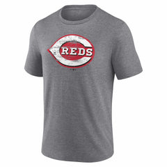 Cincinnati Reds Heritage Personalized Any Name & Number Tri-Blend T-Shirt - MLB T-shirts