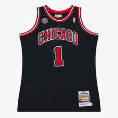Black Derrick Rose Chicago Bulls 2010-11 Authentic Jersey sale | NBA