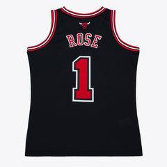 Black Derrick Rose Chicago Bulls 2010-11 Authentic Jersey sale | NBA