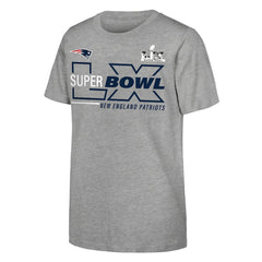 New England Patriots Youth Super Bowl LX Roster T-Shirt | NFL US