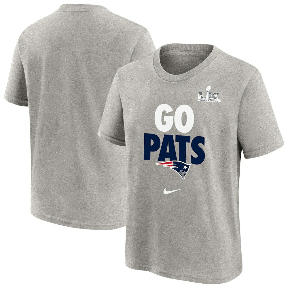 New England Patriots Youth Super Bowl LX Fast As Fast Gets Hometown Slogan T-Shirt | NFL Discount
