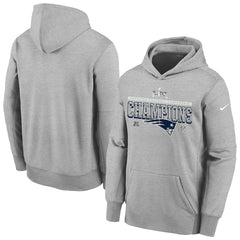 New England Patriots Youth 2025 AFC Champions Locker Room Trophy Collection Authentic Hoodie | NFL On sale