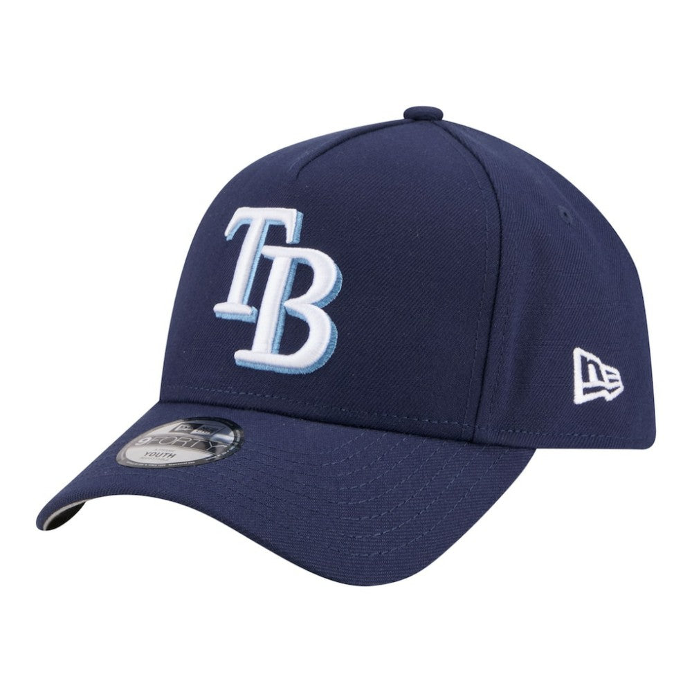 Tampa Bay Rays New Era Youth 9FORTY A-Frame Adjustable Hat - MLB Hats